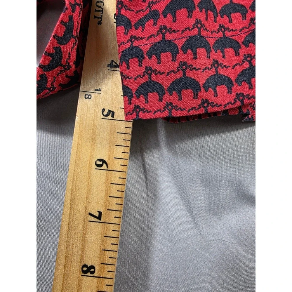 Brooks Brothers Swim Trunks Men Small All Over Print Logo Mesh Lined 5